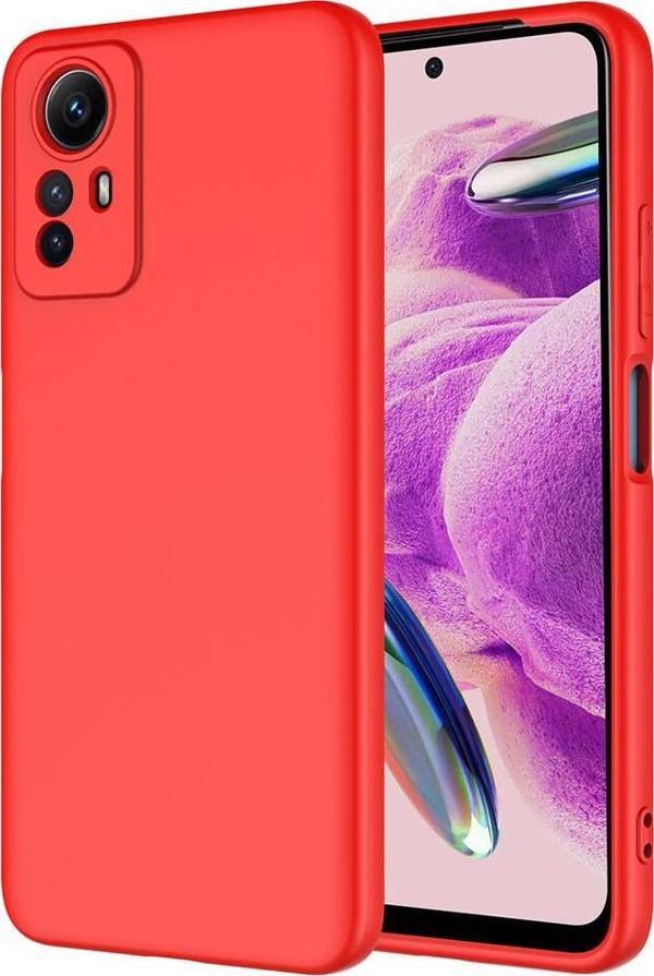 Xiaomi Redmi Note 12S Kılıf Dışı Silikon içi Kadife Lansman Kılıf - Image 1