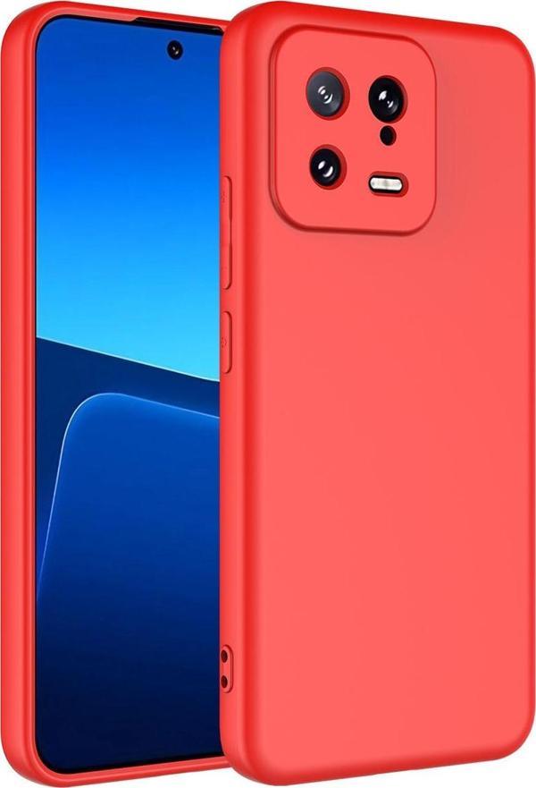 Xiaomi Mi 13 Kılıf Dışı Silikon içi Kadife Lansman Kılıf - Image 1