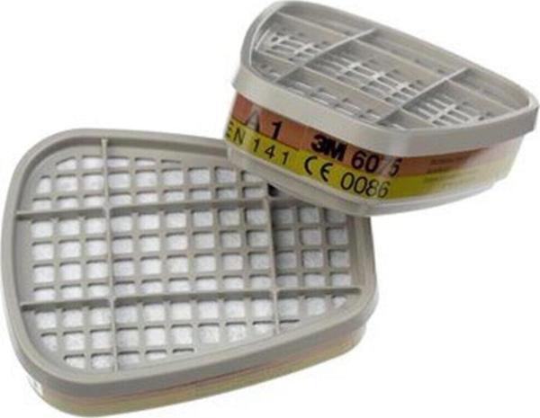 3M 6057 Yedek Gaz Ve Buhar Kartuşu Filtresi 1 Çift - Image 1