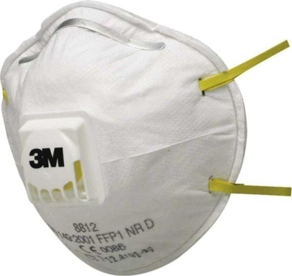 3M 8812 Ffp1 Ventilli Maske (10 Adet) Santekmagaza - Image 1