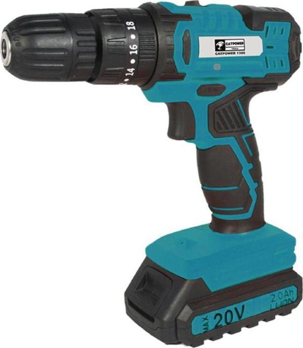 CatPower 1390 20 V 2 Ah Darbeli Çift Akülü Vidalama Makinesi - Image 1