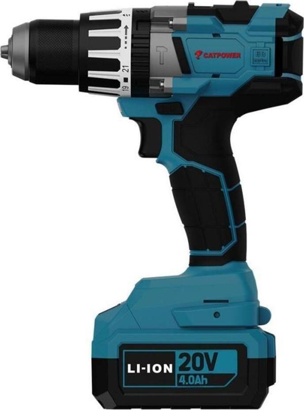 Catpower 4210 Akülü Darbeli Vidalama Kömürsüz Motor 120Nm Tork 1 Ad. 4.0 Ah. Akü - Image 1