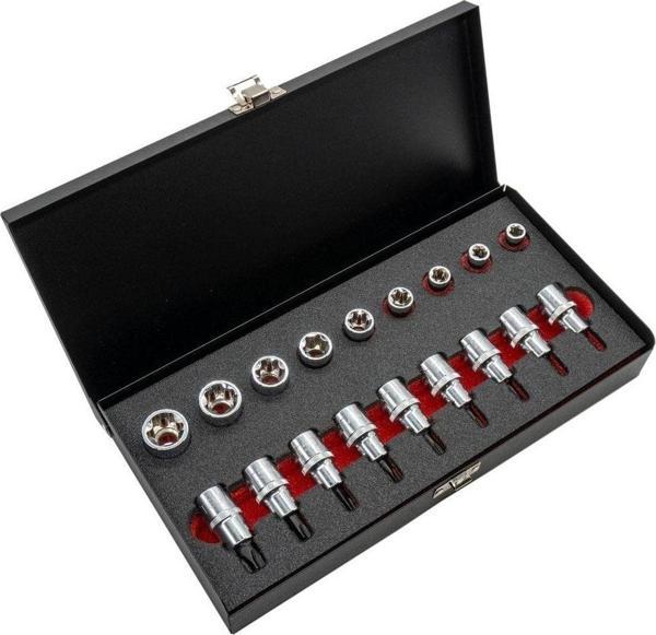 Ceta Form 1/2" Torx Lokma Takımı 18 Parça (Metal Kutulu) - Image 1