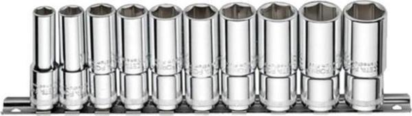 Ceta Form 10 Parça 3/8” 6 Köşe Derin Lokma Anahtar Takımı - Image 1