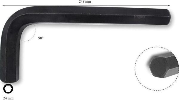 Ceta Form 24 Mm L Kısa Allen Anahtar L/24 - Image 1