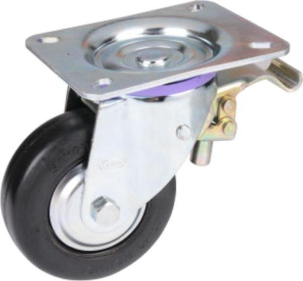 Saygın Teker 125*40*15 Fren. Oynak Rul.Lasti̇K Di̇Kd.Geni̇Ş Çatili - Image 1
