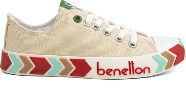 Benetton ® | Bn-30620-3374 Bej - Kadın Spor Ayakkabı - Image 1