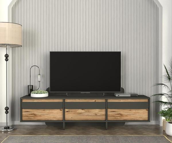 Dekorister Maggie Tv Stand Antrasit - Atlantik Çam - Image 1