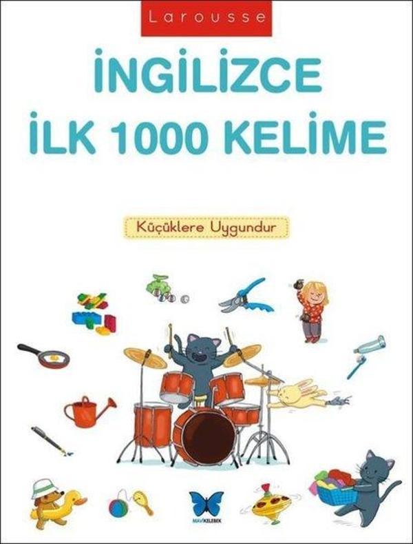 Larousse İngilizce İlk 1000 Kelime - Mavi Kelebek - Image 1