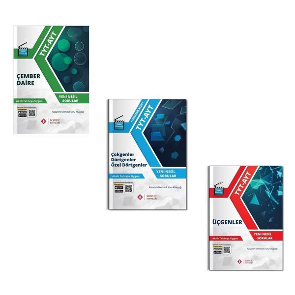 Sonuç Yayınları TYT AYT Geometri Fasikülleri 3 Kitap Set - Sonuç Yayınları - Image 1