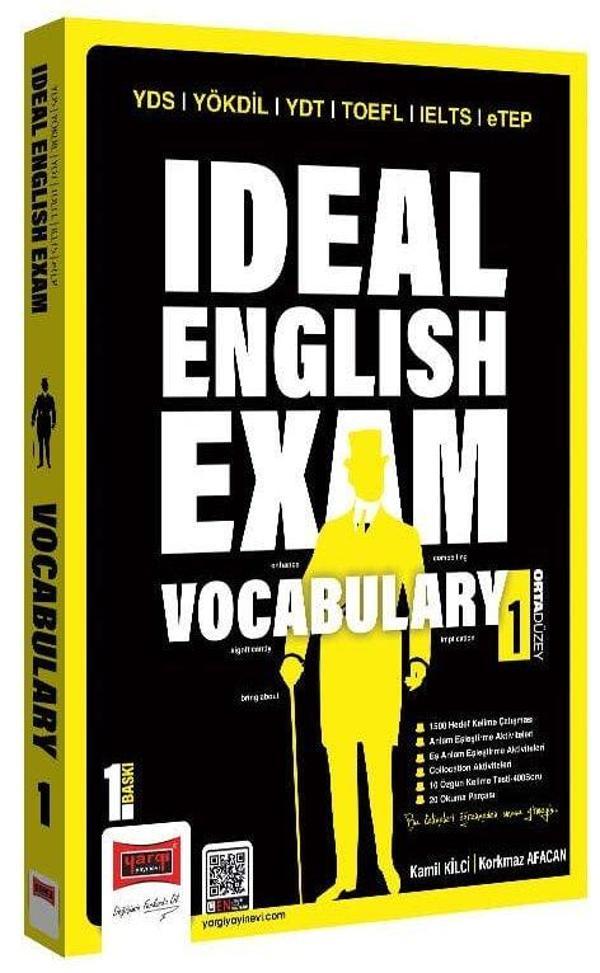 Yargı YDS YÖKDİL YDT TOEFL IELTS eTEP Ideal English Exam Vocabulary-1 Orta Düzey Yargı Yayınları - Yargı Yayınları - Image 1