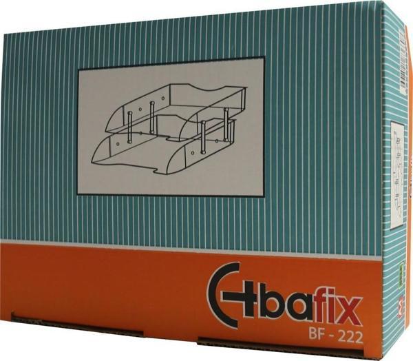 Bafix Evrak Rafı Hareketli Plastik 2 Lİ Şeffaf Hareketli Plastik Evrak Rafı - Image 1