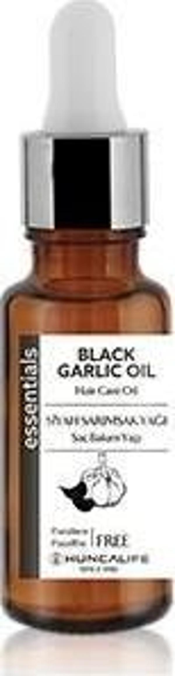 HuncaLife Essentials Saç Bakım Yağı 20 Ml Siyah Sarımsak - Image 1