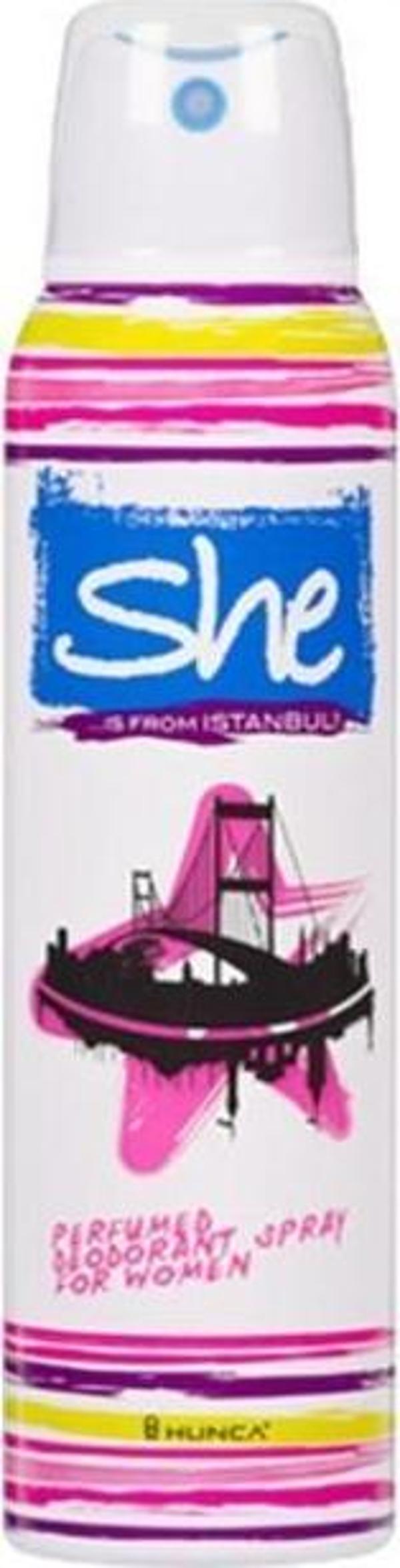 She Deodorant Istanbul 125 ml Bayan Spray  - Image 1