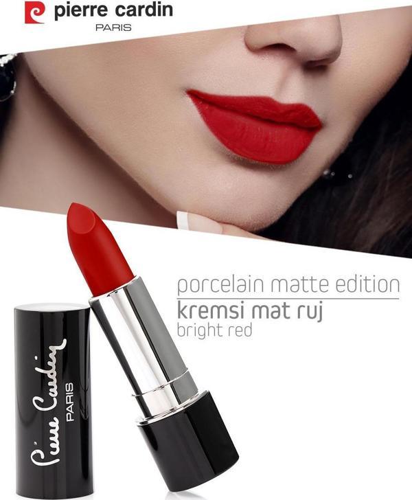 11221 - Pierre Cardin Porcelain Matte Edition Lipstick - Bright Red - 213 - Image 1