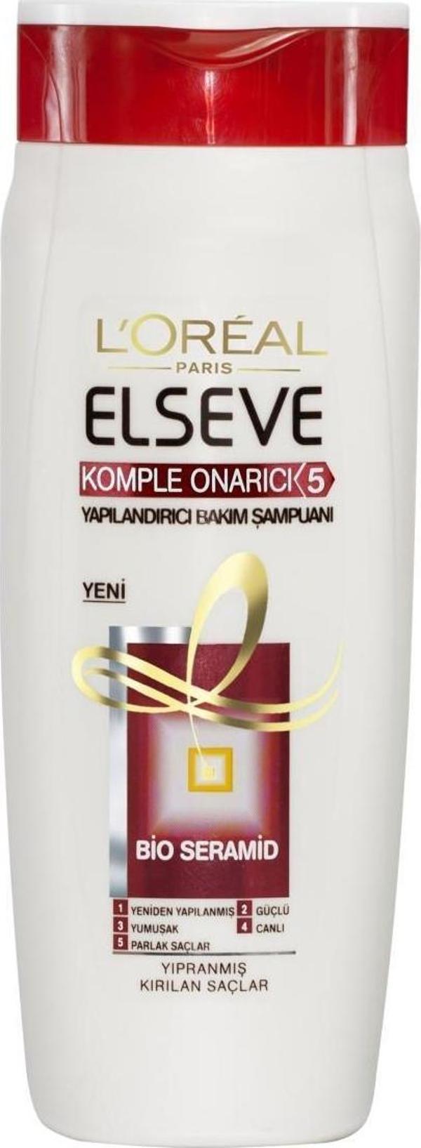 Elseve Loreal Şampuan 550 ML Komple Onarıcı 5 Yapılandırıcı - Image 1