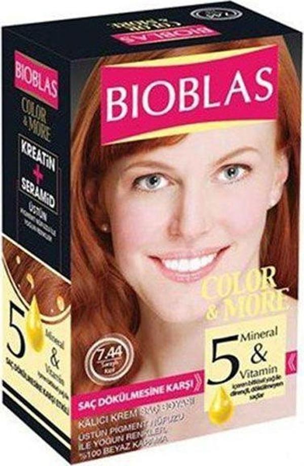 Bioblas Saç Boyası 7.44 Saraylı Kızıl - Image 1