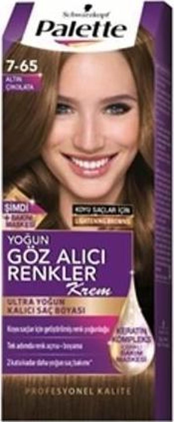 Palette 7.65 Yoğun Çikolata ICC Kalıcı Krem Boya - Image 1