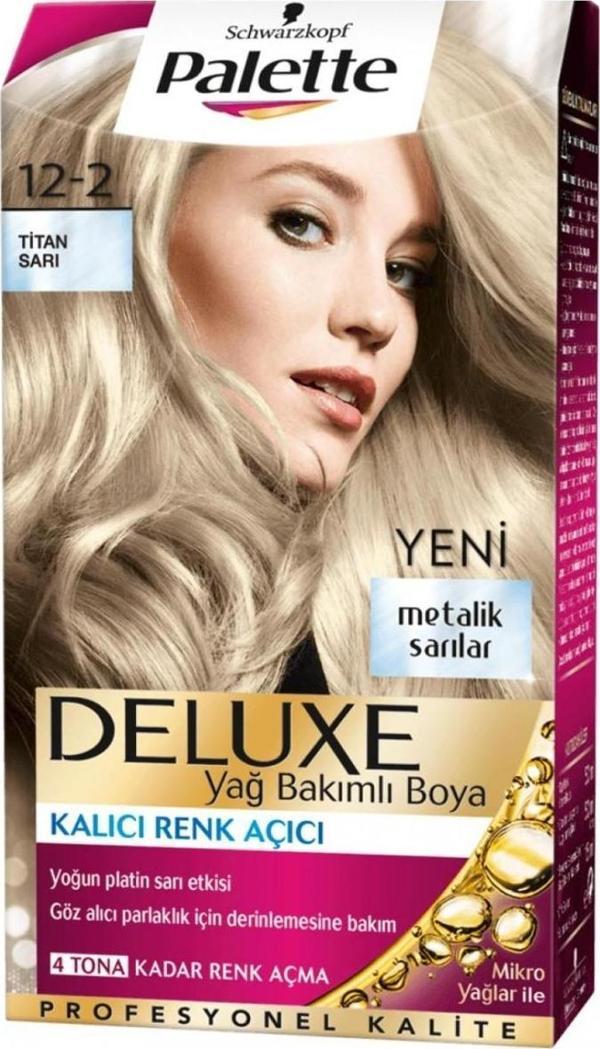 Palette Deluxe Saç Boyası 12.2 Titan Sarı - Image 1