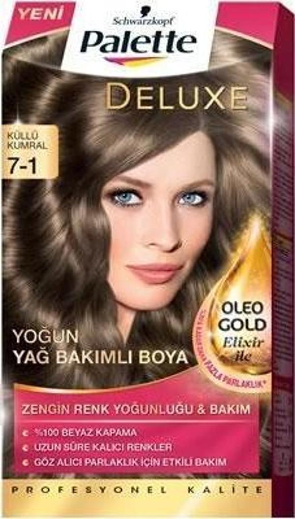 Palette Deluxe Saç Boyası 7.1 Küllü Kumral - Image 1