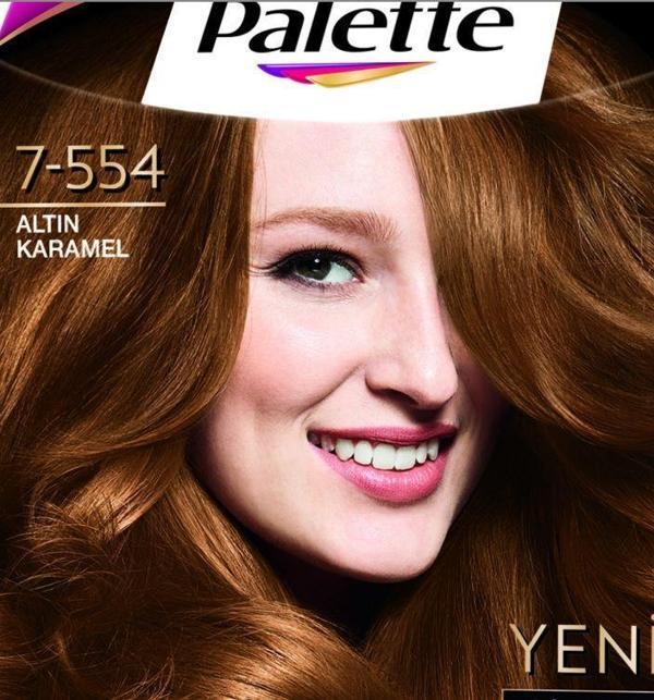 Palette Deluxe Saç Boyası 7.554 Altın Karamel - Image 1