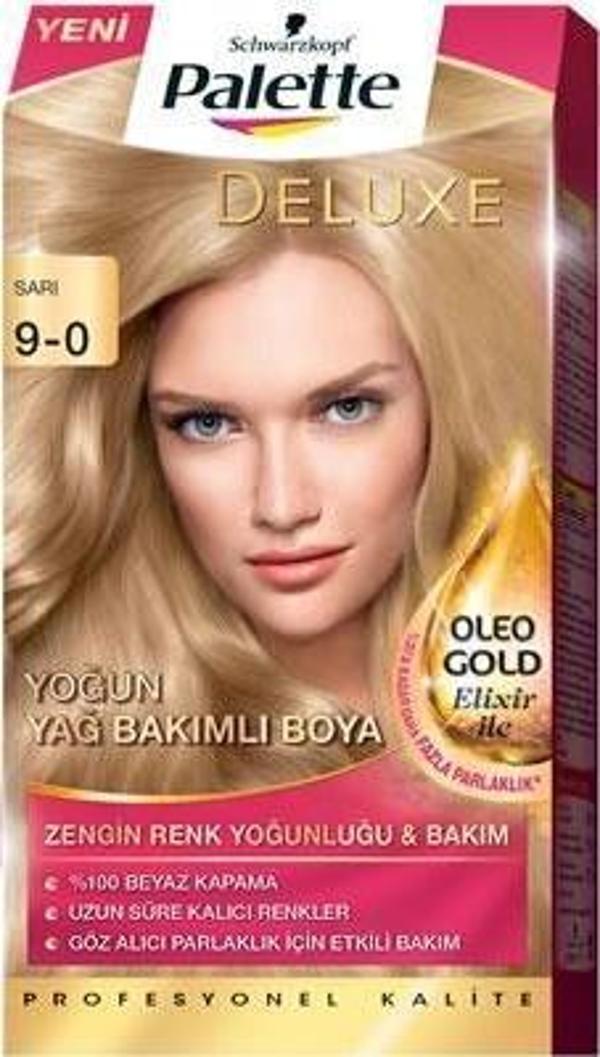 Palette Deluxe Saç Boyası 9.0 Sarı - Image 1