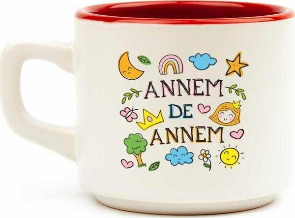 Annem De Annem Beyaz Venüs Kupa - Hediye Seramik Kupa - Image 1