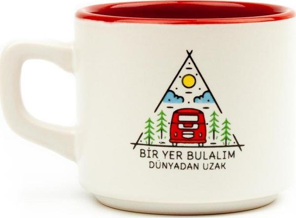 Bir Yer Bulalım Dünyadan Uzak 02 Beyaz Venüs Kupa - Hediye Seramik Kupa - Image 1