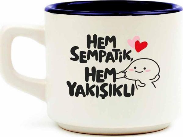 Hem Sempatik Hem Yakışıklı Beyaz Venüs Kupa - Hediye Seramik Kupa - Image 1