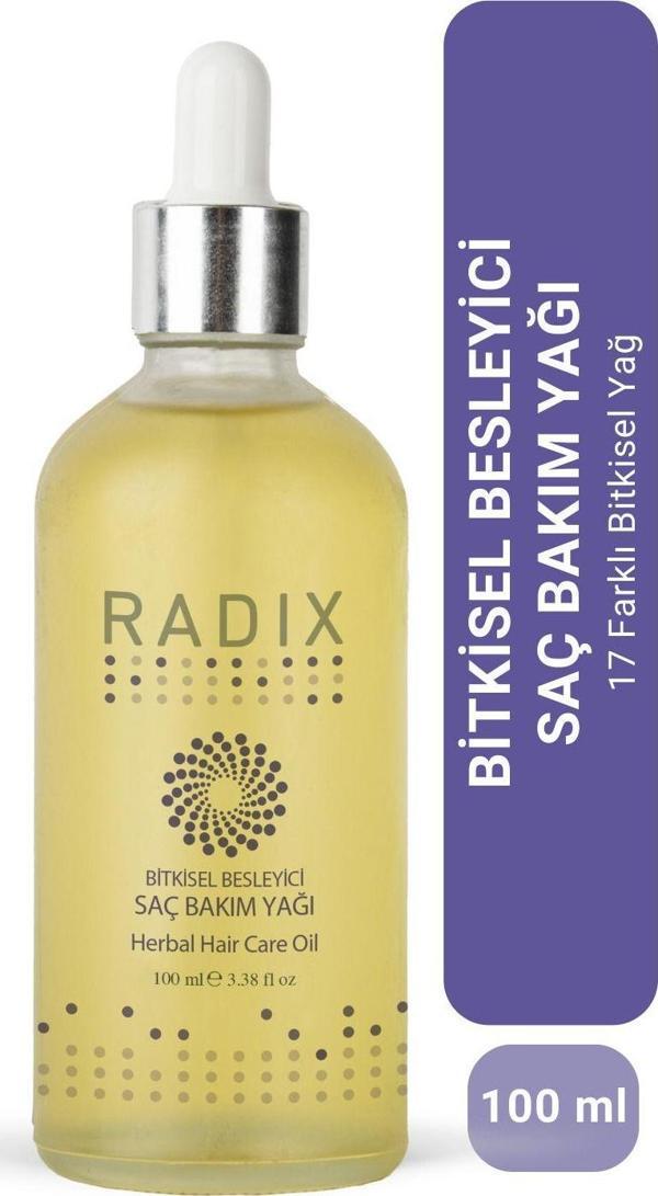 Radix Bitkisel Saç Bakım Kompleksi-Herbal HairCare Oil 100 mL - Image 1