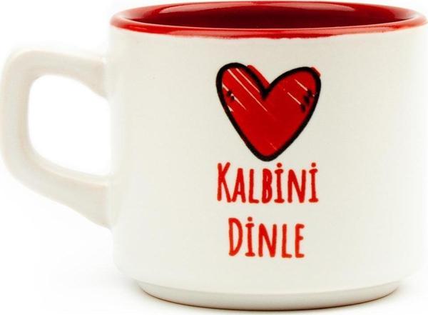 Kalbini Dinle Beyaz Venüs Kupa - Hediye Seramik Kupa - Image 1