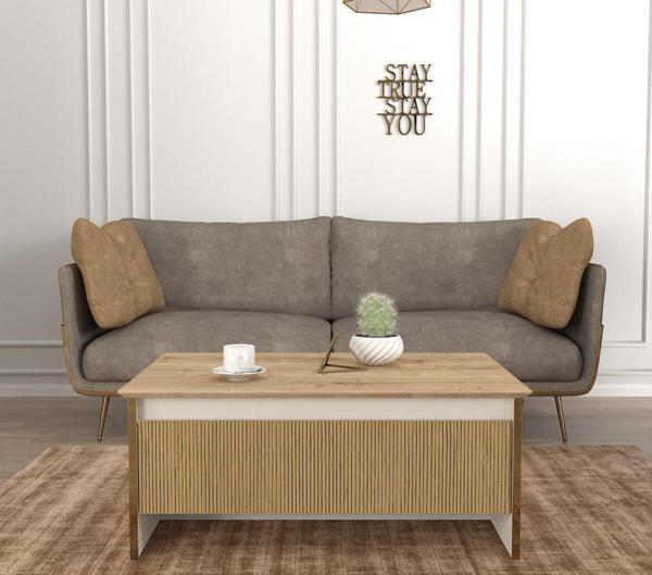 Dekorister Sion Orta Sehpa Kumtaşı - Safir - Yunus - Image 1