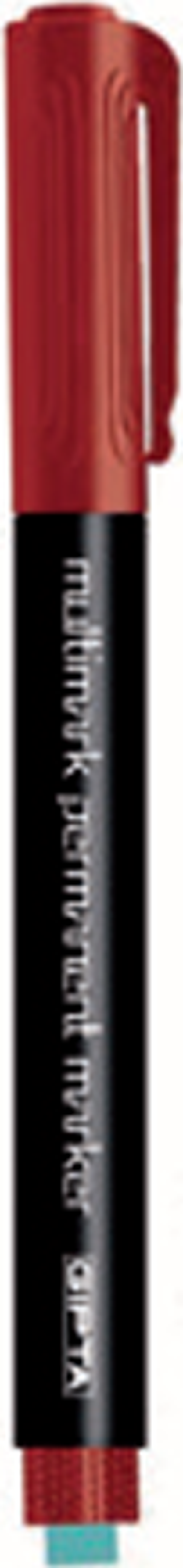 Gıpta Asetat Kalemi Permanent Marker S Seri Kırmızı F154200 (12 Li Paket) - Image 1