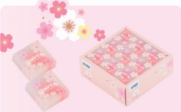 Gıpta Silgi Transparent Flower K234200 (36 Lı Paket) - Image 1