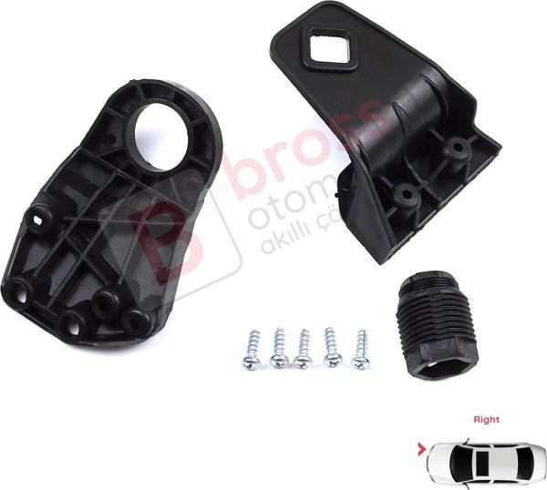 Bross Otomotiv Audi A3 S3 MK3 8V 2012-2020 8V0998122 İçin Sağ Ön Far Tamir Seti - Image 1