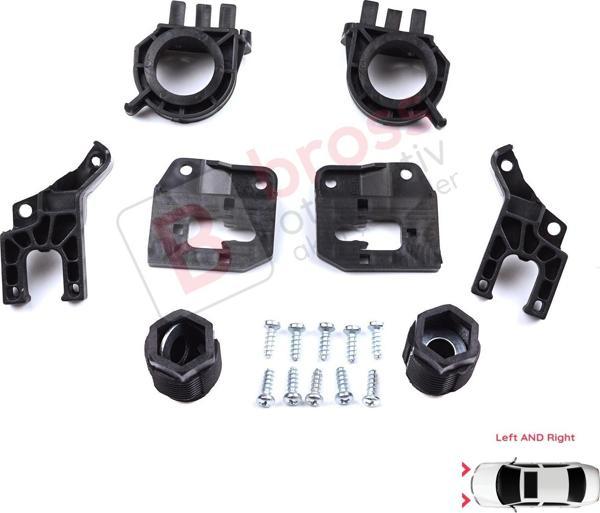 Bross Otomotiv Audi A4 B9 8W 8W5 8WD 8W2 8WC 2016-On 8W0998121 8W0998122 İçin Sol Sağ Ön Far Tamir Seti - Image 1