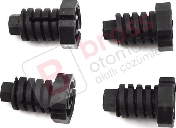 Bross Otomotiv BMW 3 E36 6 E63 E64 Z3 63121387026 için 4 Adet Ön Far Ayar Vida Somun Klipsi - Image 1