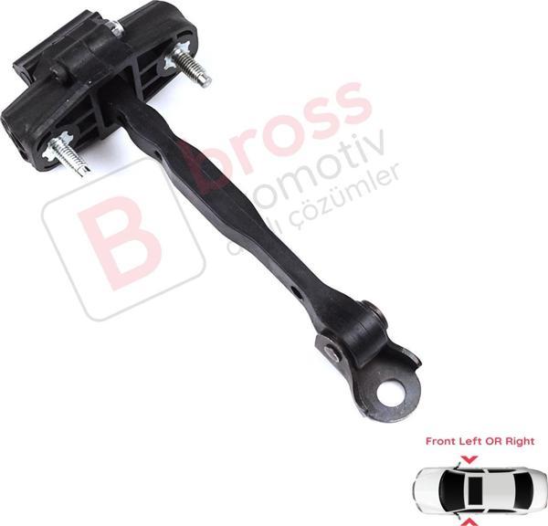 Bross Otomotiv Citroen C3 Aircross MK1 A88 2017-2024 YQ00232780 İçin Ön Sağ veya Sol Kapı Gergi Yayı  - Image 1