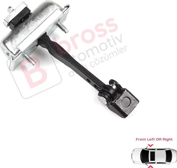 Bross Otomotiv Citroen C3 MK3 Peugeot 208 2008 MK1 5-Kapı Hatchback 9671891380 İçin Ön Kapı Gergi Yayı  - Image 1
