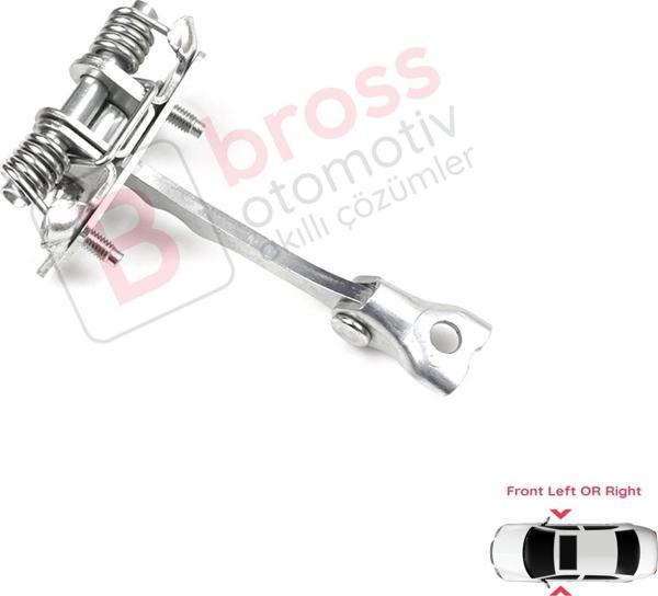 Bross Otomotiv Citroen C3 Pluriel 2003-2010 9181H3 İçin Ön Sağ veya Sol Kapı Gergi Yayı  - Image 1