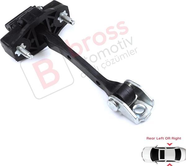 Bross Otomotiv Citroen C4 Cactus 2014-On 9801290880 İçin Arka Sağ veya Sol Kapı Gergi Yayı  - Image 1