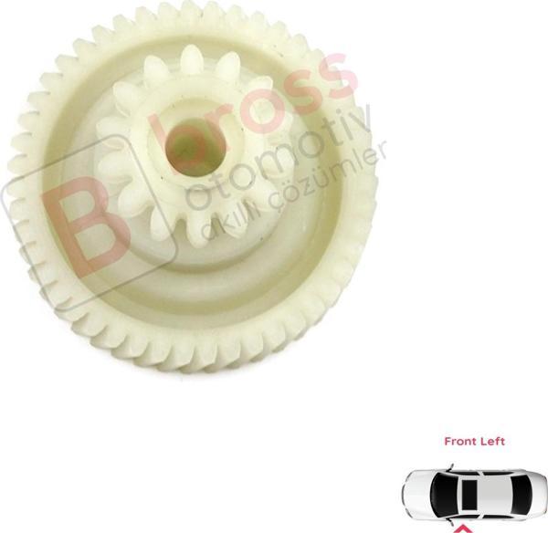 Bross Otomotiv Mercedes W209 W207 Convertible Coupe A2078600182 için Sol Emniyet Kemeri Motor Tamir Dişlisi - Image 1