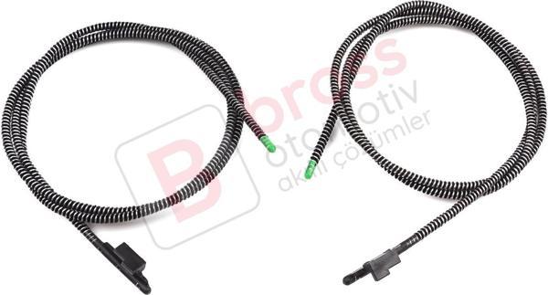 Bross Otomotiv Mini Cooper R55 R56 R60 MK2 2007-2016 Hatchback Convertible Wagon için Sunroof Tavan Cam Halat Seti - Image 1