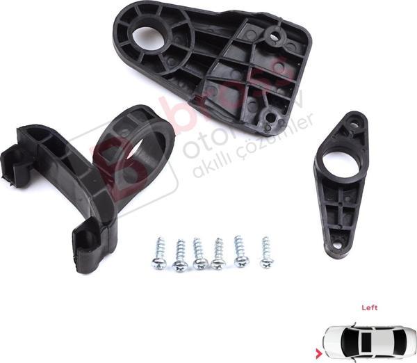 Bross Otomotiv Skoda Octavia MK3 5E 2012-2019 5E0998225 İçin Sol Ön Far Tamir Seti - Image 1