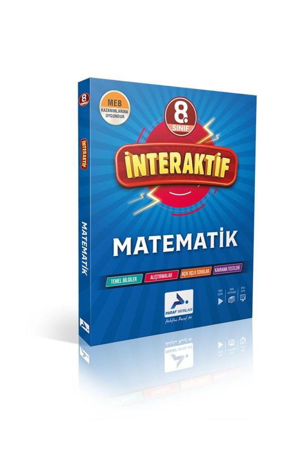 Paraf Yayınları 8. Sınıf Matematik İnteraktif Soru Bankası - PRF Paraf Yayınları - Image 1