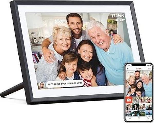 Arzopa Dijital Fotoğraf Çerçevesi 10.1 Inc Wifi 32GB 1280x800 IPS Ekran - Image 1