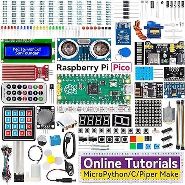SunFounder Raspberry Pi Pico Ultimate Başlangıç ​​Seti 320+ Parça - Image 1