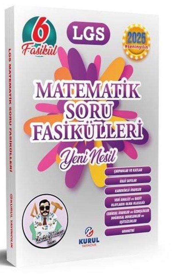 2025 8.Sınıf LGS Matematik Soru Fasikülleri Seti - Kurul Yayıncılık - Image 1