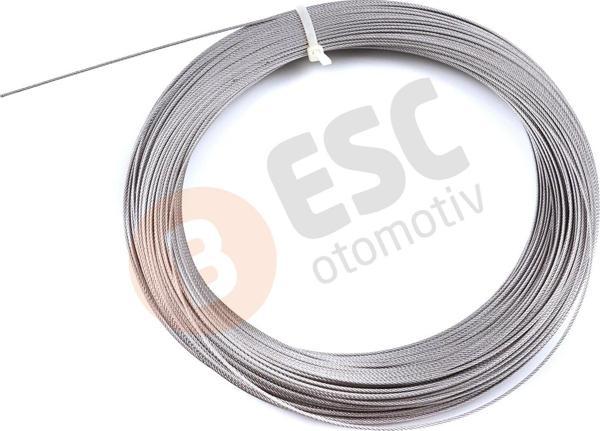 Araç Kapı Kaput Açma Teli Tamiri için 7x7 Örgülü Çelik Tel Tamir Halatı Çap 1.2 mm  100 metre - Image 1