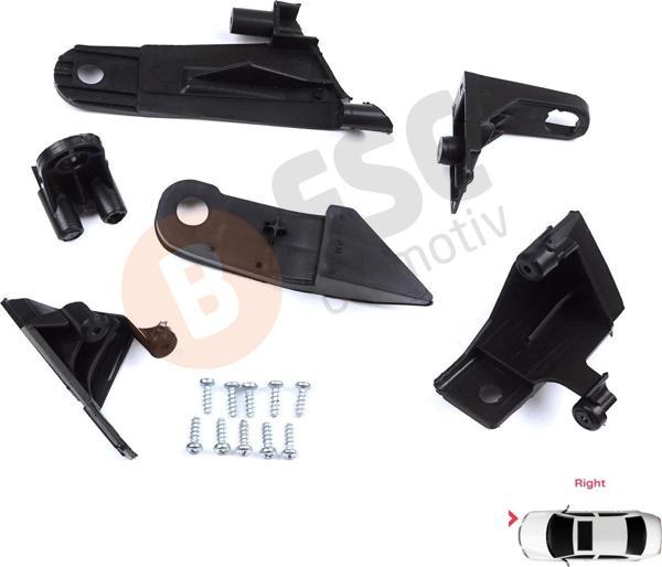 Dacia Duster MK2 HM 2017-2024 260101133R İçin Sağ Ön Far Tamir Seti - Image 1